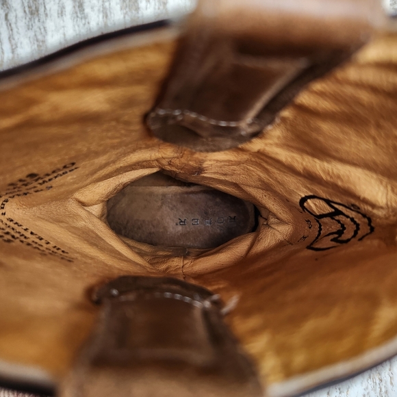 Roper "Vintage Americana" Stars And Stripes Western Boots Sepia | Women's Size 9 - Picture 11 of 15